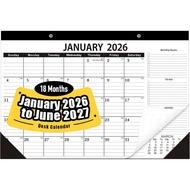 Kalendar Meja 2026, Kalendar Meja 2026 - Januari 2026 hingga Jun 2027, 18 Bulan - 12x17 inci, Kalend