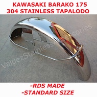 RDS BARAKO 175 FRONT  FENDER  TAPALODO HARAP 304 STAINLESS  STANDARD SIZE RDS