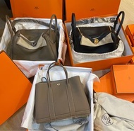 🔥🔥全新Hermes lindy30黑金大象灰銀gp 30