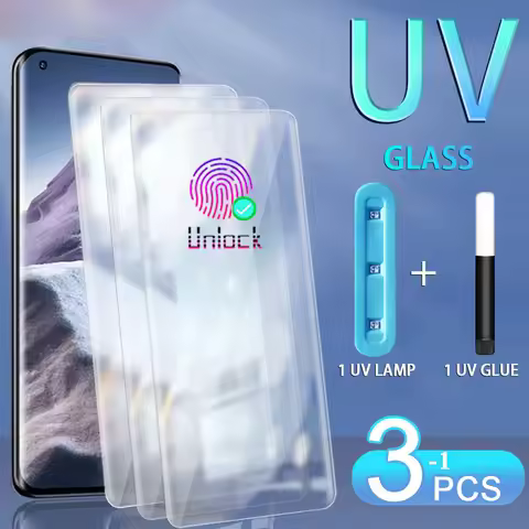 UV Full Glue Tempered Glass For VIVO X200 Pro Screen Protector vivo X200 Pro x100 Ultra X100S UV Liq