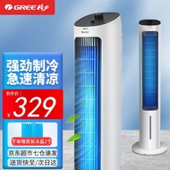 格力（GREE） 空调扇冷风扇家用水冷塔扇卧室客厅冷风机空调扇制冷冰晶办公室移动省电加湿单水冷风扇 KS-04X60g