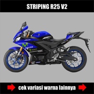 Movistar R25 V2 STICKER STRIPING / YAMAHA R25 V2 STICKER