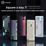 Forwarder Party X87 Customized Mechanical Keyboard gasket Structure Side Engraving Wireless Bluetoot