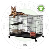 High Quality Cat Animal Cage / Pet Zoopet Cage (C356) - 762(L) X 10.8(W) X 60CM (H) - BLACK