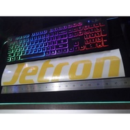 stiker Jetron (cutting sticker) size 18 inch