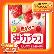 Meiji Fruit Juice Gummy Elastic Plus Strawberry 72g