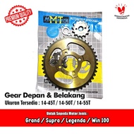 Gear Front Rear Pull Gear 14 - 45 50 55 T Honda Grand Supra x Fit Legenda Win Steel Material