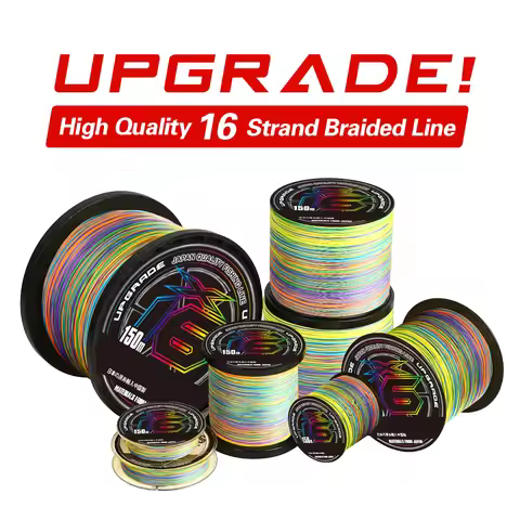 ZUKIBO 16 Strands Braided PE Fishing Line 16X Multifilament 300M 500M 1000M 100M Carp Japan Wire Fly