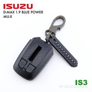 Car Key Cover​Carbon Kevlar Blue Color Cover ISUZU Model Mu-X D-max 1.9