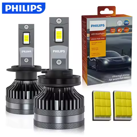 Philips Ultinon Rally 180W 3590 H7 Led Headlight Bulbs High Power H1 H4 H8 H11 9005 HB3 9006 HB4 901