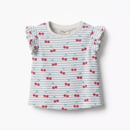 Babyshop Juniors Crew Neck Sleeveless T-Shirt With Cherry Print