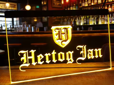 Hertog Jan Bar Holland Party Personalised Wall Decoration LED Neon Light Sign B152
