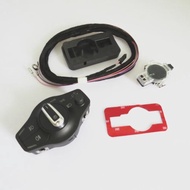 Chrome Auto Car Headlights Multifunction Switch & Rain Sensor Kit For Audi Q5 A5 S5 A4 B7 B8 Avant B