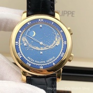 PP Super Complex Function Timepiece Series Gold5102JAutomatic Machinery43mmStarry Sky Fashion Men's Watch