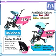 BEBEHOO GEN 2 7 in 1 Stroler Tricycle 7in1 Roda 3 Sepeda anak Lipat