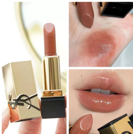 Yves Saint Laurent (YSL) - YSL聖羅蘭 全新黑金方管NM浮雕口紅 提升氣色 1.3g小樣裸繆斯 无盒（平行進口）