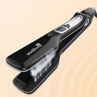 Hair Straightener With Steam, Salon Professional Nano Titanium Ceramic Steam Flat Iron With Removabl