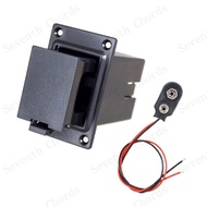 KR-Upright 9V Guitar Bass Active Pickup Battery Box 9 Volt Battery Box LJ-02