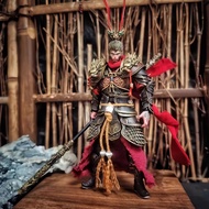 彤蓓佳黑神话悟空手办可动模型 悟空雕像摆件玩具GK游戏周边可动人偶 超可动金甲黑悟空 10cm