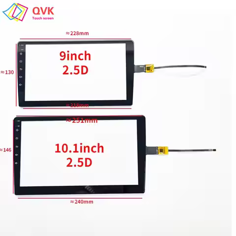 Black 9/10.1Inch For FD070PS0625A-FPC-V01 FD101GS0035A-V4.0 Car Capacitive Touch Screen Digitizer Se