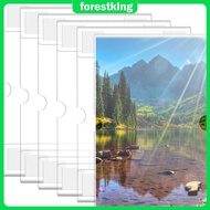 6Pcs Acrylic Picture Frames 4 x 6 inch Clear Photo Frame for Wall Self-Adhesive Frameless Picture Fr