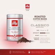 illy Whole Bean Arabica Coffee – Intenso Dark Roast/Classico/Decaffeinated Medium (250g)