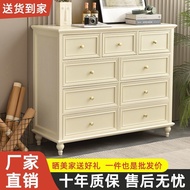 Contact seller】】Chest of Drawers Solid Wood Chest of Drawers Bedroom Storage Chest of Drawers Home L