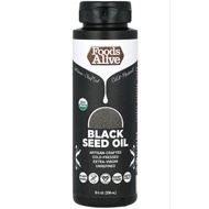 Foods Alive, Organic Black Seed Oil, 8 fl oz (236 ml)