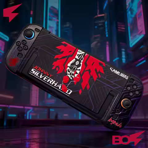 Cyberpunk Protective Case for Switch 2,Two Piece Split Shell Design - NS2 Console Accessories Gaming