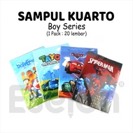 Sampul / 20lbr Sampul art paper FANCY / Sampul buku KWARTO / Sampul ART PAPER FANCY Karakter