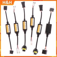【H&H】 LED Canbus Decoder Error Free Resistor Adapter H1 H3 H4 H7 H9 H11 Headlight Canceller