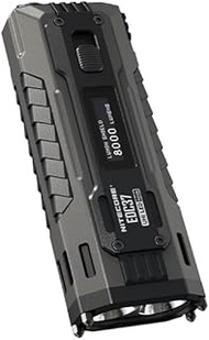 Nitecore EDC37-8000 Lumens OLED Display Glass Breaker Spot Flood Light