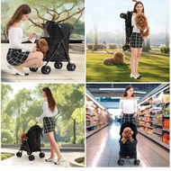 Pet Stroller Pet mobility scooter Pet mobility scooter Lightweight Foldable Outdoor Pet Cart