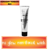 ms glow man facial wash sabun cuci muka pria skincare terlaris untuk perawatan kulit wajah