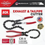 EXHAUST AND TAILPIPE CUTTER AOK (Made In Taiwan), Heavy Duty. cut pipes 3/4" to 3" (19 to 76mm) in d