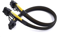 CPU 8 Pin Male to Dual 8 Pin(6+2) Male PCIe Power Adapter Cable for Dell PowerEdge R720 720XD R730 a