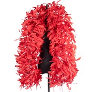 Chicken feather torn purple tail feather strips, stage runway display clothing accessories, holiday 