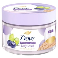 Dove Body Scrub Blueberry & Lime 280g Dove Blueberry & Lime Body Scrub Vitamin B3, C & E