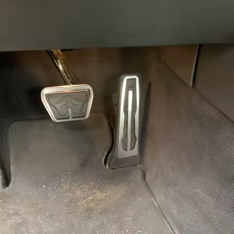 Stainless Steel Car Gas Fuel Brake Footrest Pedal Plate Pad For BMW 1 2 3 4 5 6 7 Series GT X3 X4 X5