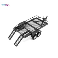 Black RC Car Metal Hitch Mount Trailer Upgrade Parts Accessories for 1/24 RC Trx4m Scx24 Fms24 FMS18