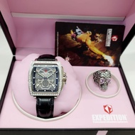Jam Tangan Expedition E 6688 Wanita Original Tali Kulit