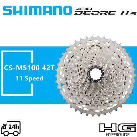 Shimano Deore CS M5100 11 Speed Cassette Sprocke Freewheel for Mountain Bike MTB CS-M5100 11-51T 11S