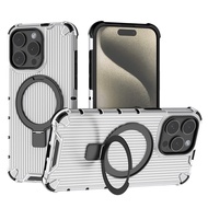 Casing For iPhone 15 14 13 Pro Max 5G 2024 Case Magnetic Rotation Ring Holder Shockproof Soft Cvoer 