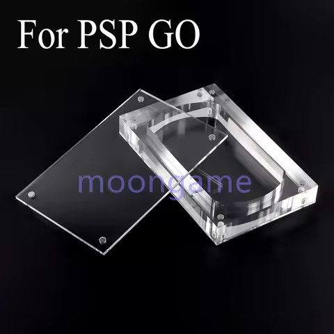 1pc For PSP GO High Transparency Acrylic Magnetic Cover Console Storage Box Protector Case for PSPGO