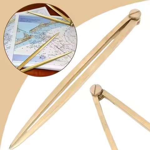 Brass Navigation Divider Nautical Charts Enhanced Accuracy Marine Navigation Tool For Sailing Boatin