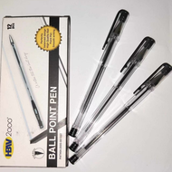 HBW 0.5mm Smooth Ink Pen 12pcs In 1 Box Full Needle Tube Black BallPen School Office Supplies Statio