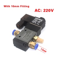 3V210-08 Solenoid Valve 3/2 Way Solenoid Valve (NC) Pneumatic Single Solenoid Valve AC220V  AC110V  DC12V  DC24V 1PC