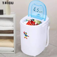 TAIDU เครื่องซักผ้ากึ่งอัตโนมัติขนาดเล็กเสื้อผ้าเด็กเดี่ยว Dehydrator