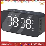 [Stock] Digital Alarm Clock, Bluetooth Radio Alarm Clock Dual Portable Speaker Alarm Clock with Temperature, TF Card, FM Radio