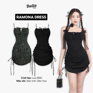 DALLA Đầm dây ôm rút hai bên (D25)